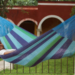 Jumbo Size Cotton Hammock in Oceanica