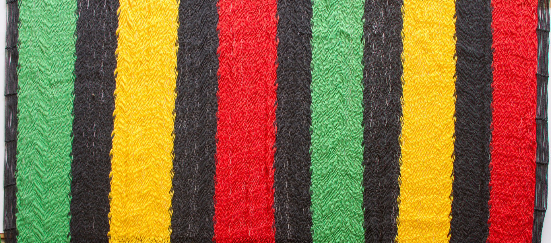 Queen Size Cotton Hammock in Rasta