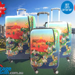 SET OF THREE POLYCARBONATE AUSTRALIA DESIGN