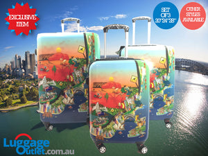 SET OF THREE POLYCARBONATE AUSTRALIA DESIGN