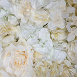 Cream Rose Floral Flower Wall 60cm x 40cm