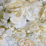Cream Rose Floral Flower Wall 60cm x 40cm