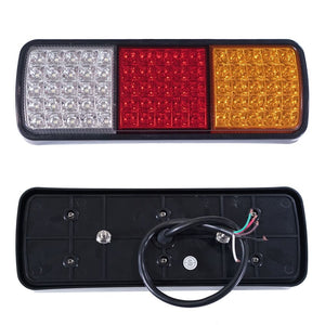 PAIR LED TAIL STOP INDICATOR COMBINATION LAMP SUBMERSIBLE LIGHT 12V ADR 75LED