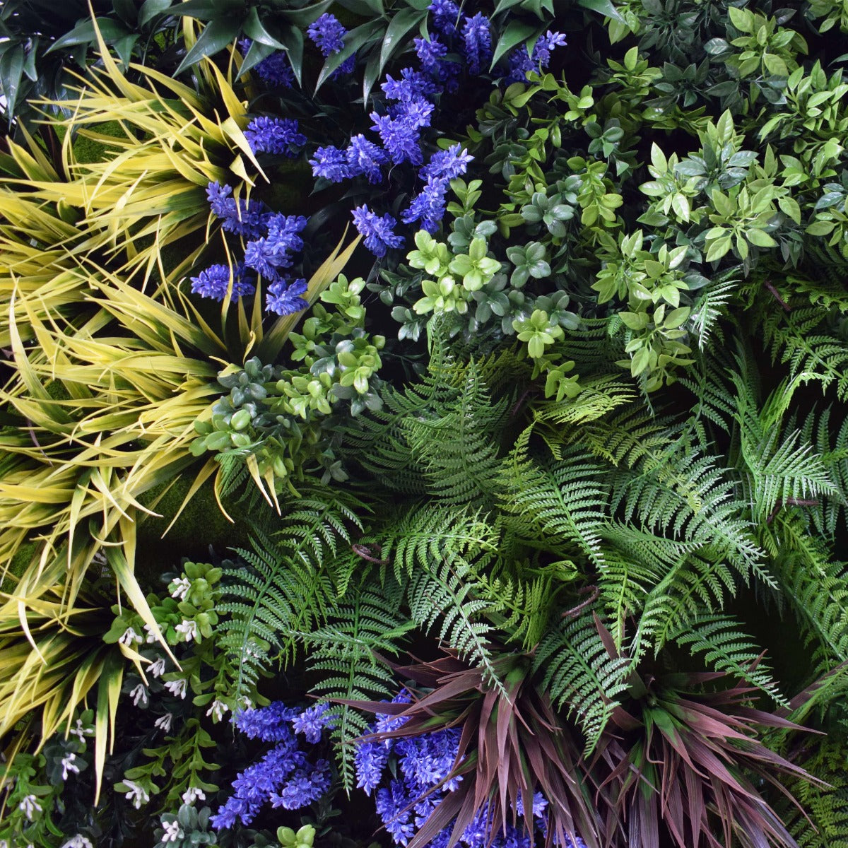 UV Lavender Fields Green Wall Disc (Black) 100cm 