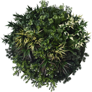 UV Green Fields 80cm Green Wall Disc (Black)