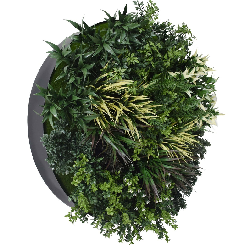 UV Green Fields 80cm Green Wall Disc (Black)