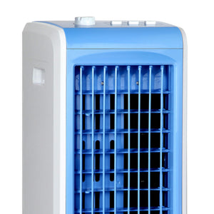 Devanti Portable Air Cooler and Humidifier Conditioner - White & Blue