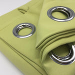 Lime Green Eyelet Blockout Curtain 140x221cm