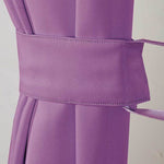 Purple Eyelet Blockout Curtain 140x221cm