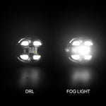 Pair Led Fog & Drl Lights Kit Upgrade For Arb Summit Bull Bar