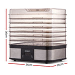 Devanti Food Dehydrator with 7 Trays - Silver