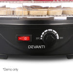 Devanti Food Dehydrator with 7 Trays - Black