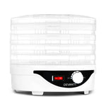 Devanti Food Dehydrator with 5 Trays - White