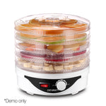 Devanti Food Dehydrator with 5 Trays - White