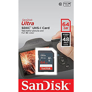 SDSDUNB-064G: SANDISK 64GB SDHC Class 10 Ultra  48MB/S