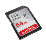SDSDUNC-064G: SANDISK 64GB SDHC Class 10 Ultra  80MB/S
