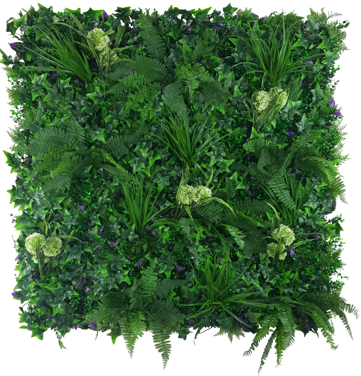 Flowering Hydrangea Jungle Vertical Garden / Green Wall UV Resistant 1m x 1m