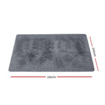 Artiss Ultra Soft Shaggy Rug Large 200x230cm Floor Carpet Anti-slip Area Rugs Grey