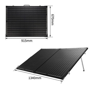 Folding Solar Panel Kit 18V 250W Mono Caravan Boat Camping charging ATEM POWER