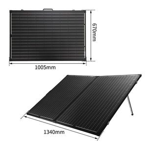 Folding Solar Panel Kit 18V 300W Mono Caravan Boat Camping charging ATEM POWER