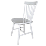 Simple Living Ari Rubberwood White Set of 2 Dining Chairs