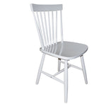 Simple Living Ari Rubberwood White Set of 2 Dining Chairs