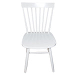 Simple Living Ari Rubberwood White Set of 2 Dining Chairs