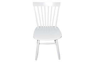 Simple Living Ari Rubberwood White Set of 2 Dining Chairs