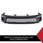 Front Grill Grille ABS Matt Black Fit Toyota Hilux Revo SR SR5 TRD 2015-2017