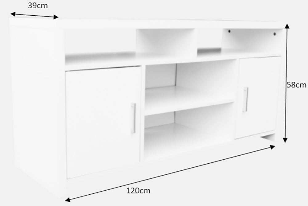 Mia TV stand Entertainment Storage Unit Cabinet