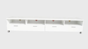 TV Stand Elisha High Gloss Entertainment storage Unit - White