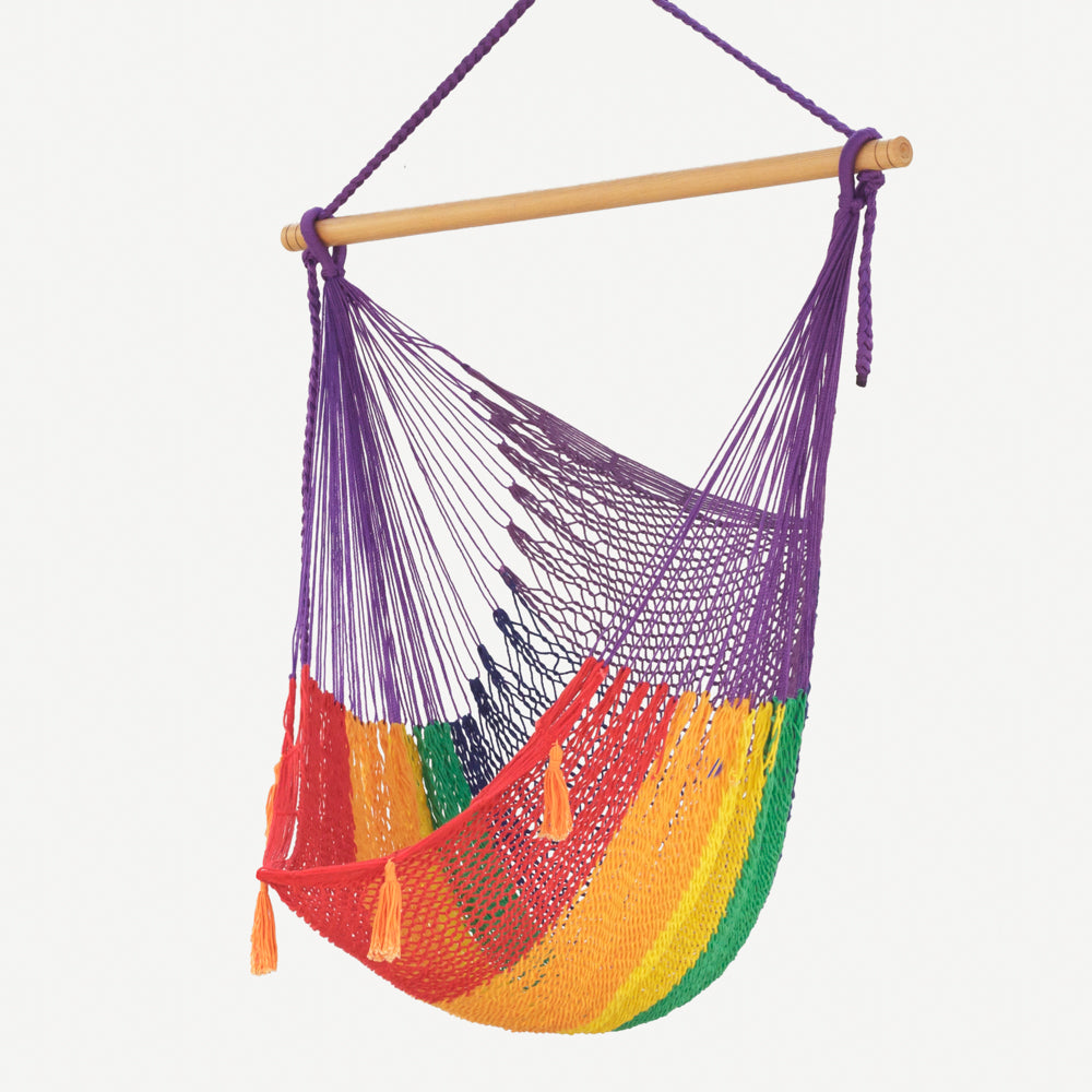 Mexican Hammock Swing Chair Rainbow