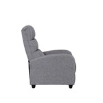 Luxury Fabric Recliner Chair - Grey