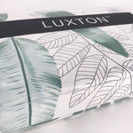 King Size 3pcs Cotton Floral Leaf Quilt Cover Set