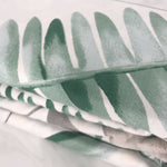 King Size 3pcs Cotton Floral Leaf Quilt Cover Set
