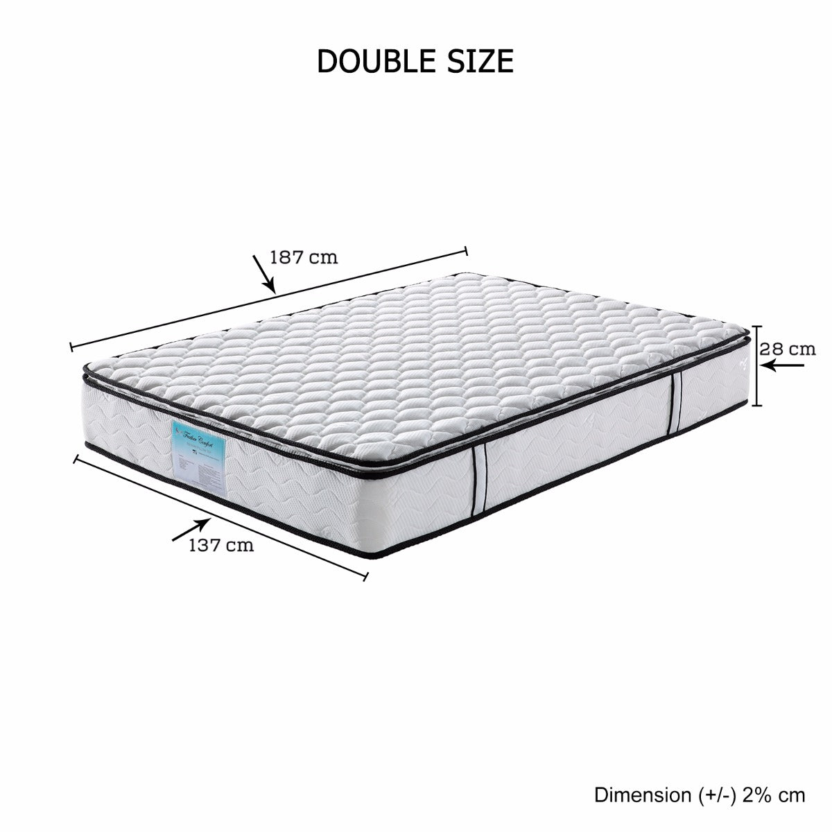 Memory Pillowtop Mattress Double