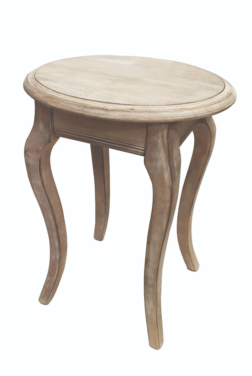 Wash White Stool