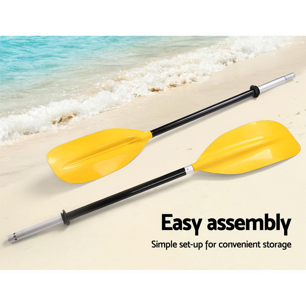 Premium 220cm Kayak Oar Paddle- Yellow