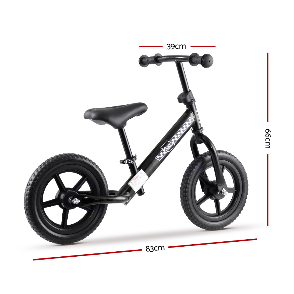 Rigo 12 Inch Kids Balance Bike - Black