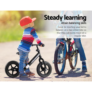 Rigo 12 Inch Kids Balance Bike - Black