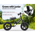 Rigo 12 Inch Kids Balance Bike - Black