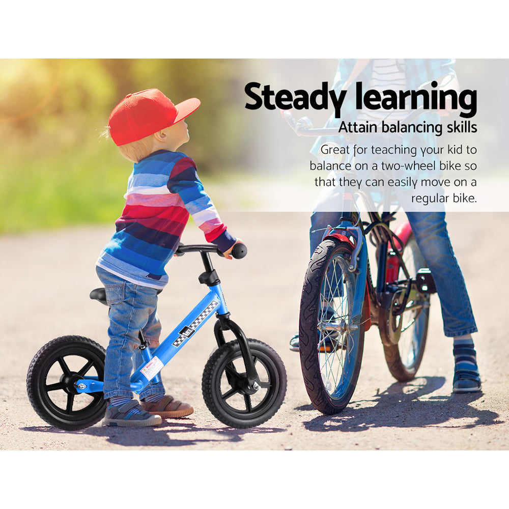 Rigo 12 Inch Kids Balance Bike - Blue