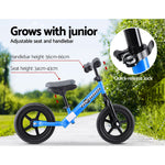 Rigo 12 Inch Kids Balance Bike - Blue