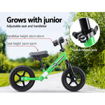 Rigo 12 Inch Kids Balance Bike - Green