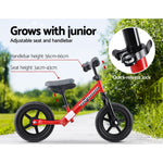 Rigo 12 Inch Kids Balance Bike - Red