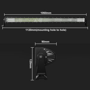 42inch LED Light Bar Spot Flood Philips Offroad Driving 4x4 Truck SUV JEEP Ford