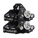 Weisshorn Set of 2 Modes LED Flash Torch Headlamp