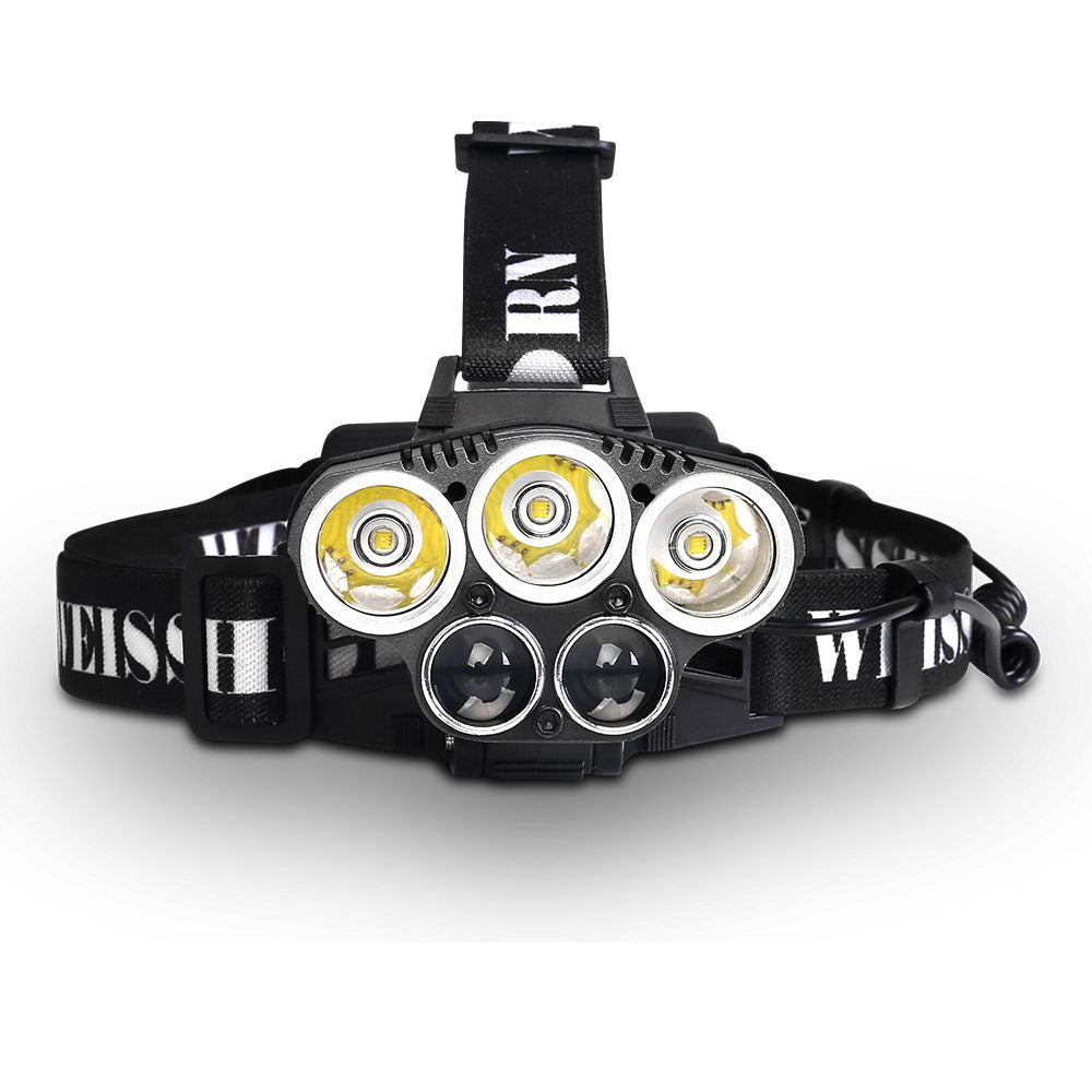 Weisshorn 6 Modes LED Flash Torch Headlamp