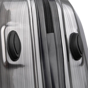 Wanderlite 2 Piece Lightweight Hard Suit Case Luggage Grey