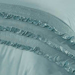 Queen Size Haze Aqua Quilt Cover Set (3PCS)